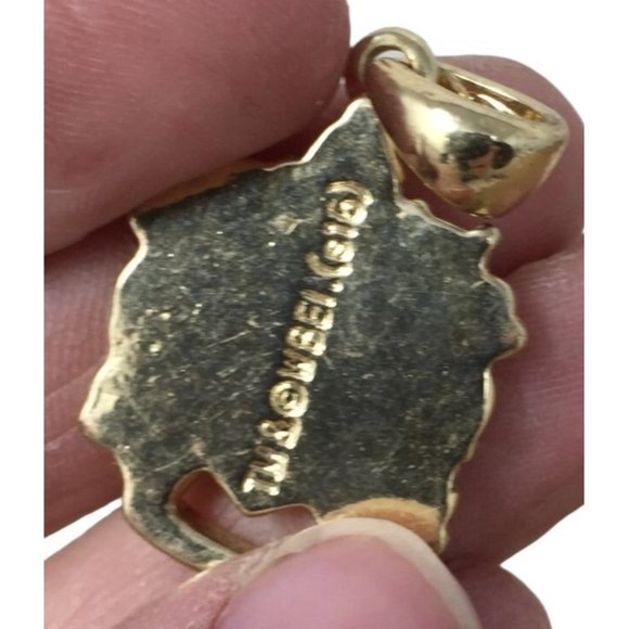 Slytherin Harry Potter Hogwarts Gold Tone Pendant - Picture 4 of 5